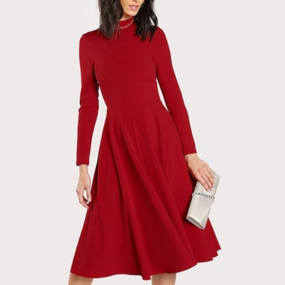 The Limited Dresses & Skirts - NWT The Limited Ribbed A-line Midi Dress